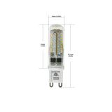 G9 LED Bi-pin Base Light Bulb, 120V 3W 6000K(Cool White) - GekPower