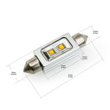 Festoon LED Bulb, 9-30V 1.5W 3000K(Warm White)