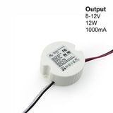 ES LD012D-CA10012-26 Constant Current LED Driver, 1000mA 8-12V 12W