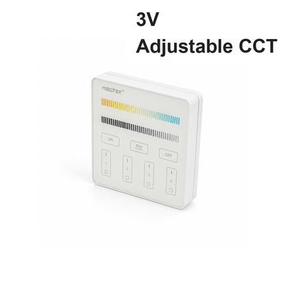 Smart Touch Panel Remote LED Controller 4-Zone Mi-Light B2 Adjustable Color Temperature, works with FUT035