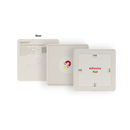Smart Touch Panel Remote LED Controller 4-Zone Mi-Light B2 Adjustable Color Temperature, works with FUT035