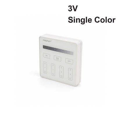 Smart Touch Panel Remote LED Controller 4-Zone Mi-Light B1 Single Color Brightness Dimming, works with FUT036