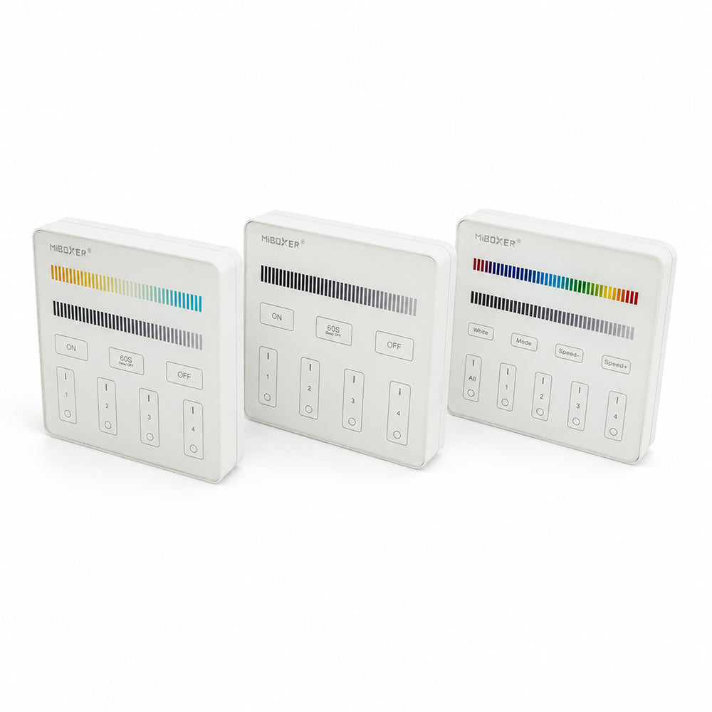Smart Touch Panel Remote LED Controller RGB RGBW Mi-Light B3 4-Zone