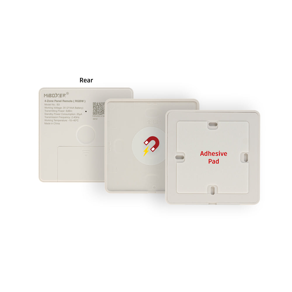 Smart Touch Panel Remote LED Controller RGB RGBW Mi-Light B3 4-Zone