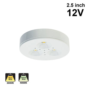 RD15 Cabinet Light 12V 3W White CCT(3K, 4K) - GekPower