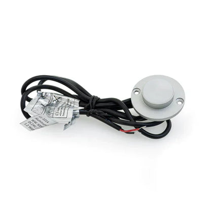 Round LED Step Light/ Pathway Light Flat Trim Black