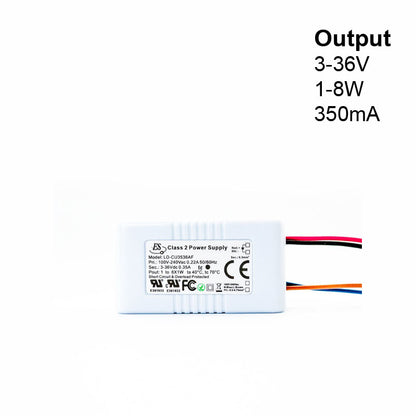 ES LD-CU3536AF Constant Current LED Driver, 350mA 3-36V 1-8W max, gekpower