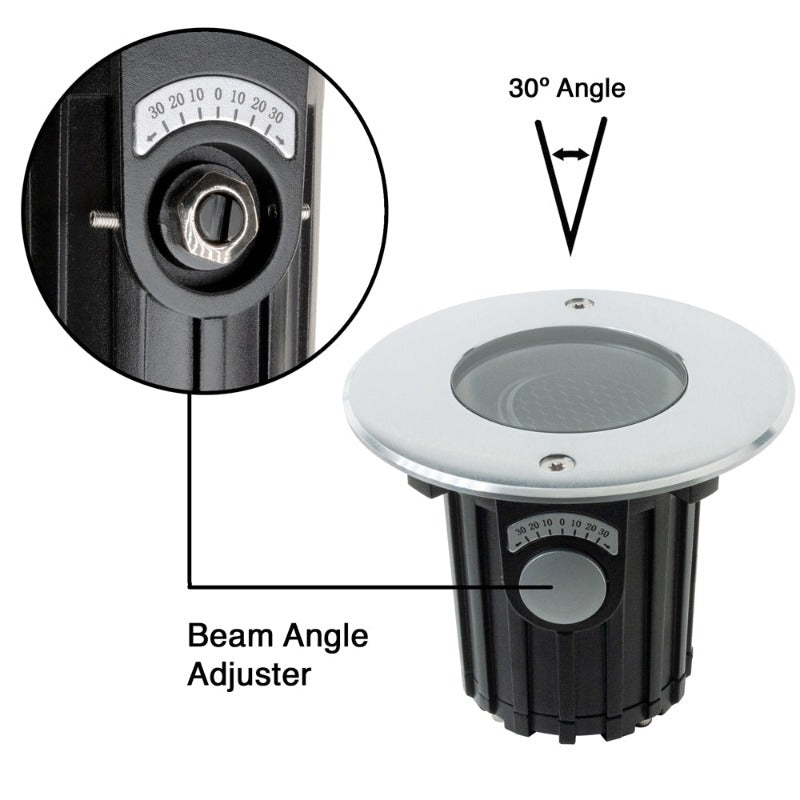 4.5 inch Round Inground light 24V 3.5W 3K