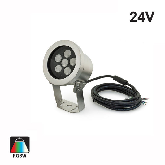 Underwater LED Spot Light 24V 24W RGBW, VBD-SUB-B-18-24V-RGBW