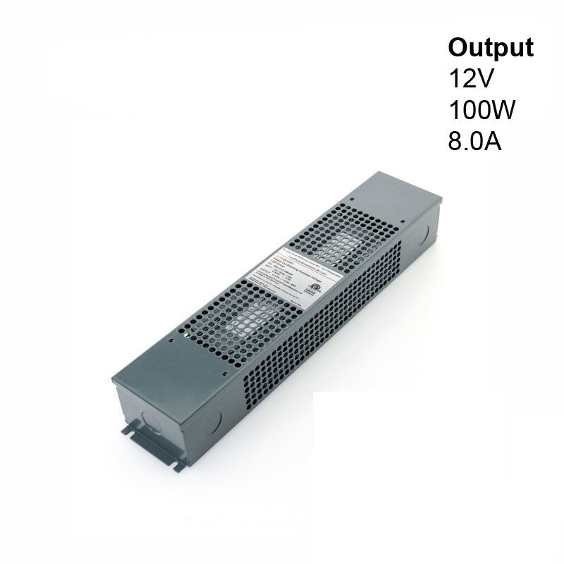 Triac Dimmable Constant Voltage LED Driver - 12V 8.0A 100W, VBD-012-100DM