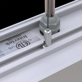 LED Low Glare Linear Suspension Light 4ft, 100-277V 38W 4000K(Natural White) White