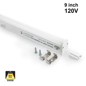 T5 Linkable Light Bar 9 inch 120V 3W 260Lm 3000K(Warm White) - GekPower