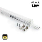T5 Linkable Light Bar 46 inch 120V 18W 1530Lm 3000K(Warm White) - GekPower