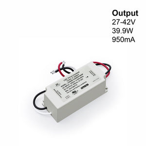 ES LD040D-CU09542-M28F Constant Current LED Driver, 950mA 27-42V 40W max, gekpower