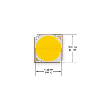 Constant Voltage COB LED Module 12V 3W 3500K(Mid-Warm White), gekpower