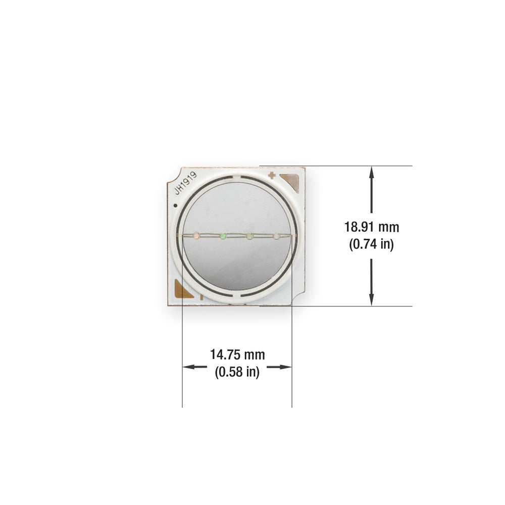 Constant Voltage COB LED Module 12V 3W Blue, Gekpower