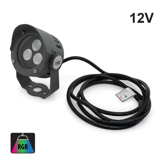 FB3BG0318 Outdoor LED Landscape Spotlight, 24V 6W RGB