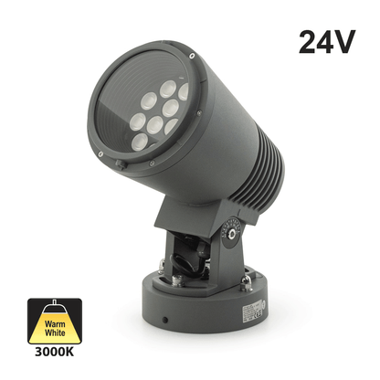 B3BJM1258 Landscape Spotlight, 24V 40W 3000K(Warm White), gekpower