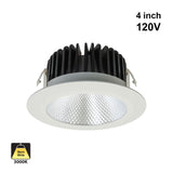 4 inch Retrofit Recessed LED Downlight / Ceiling Light 120V 15W 3000K(Warm White) - gekpower