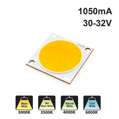 Constant Current COB LED Module, 1050mA 30-32V 30W CCT(3K, 3.5K, 4K, 6K)