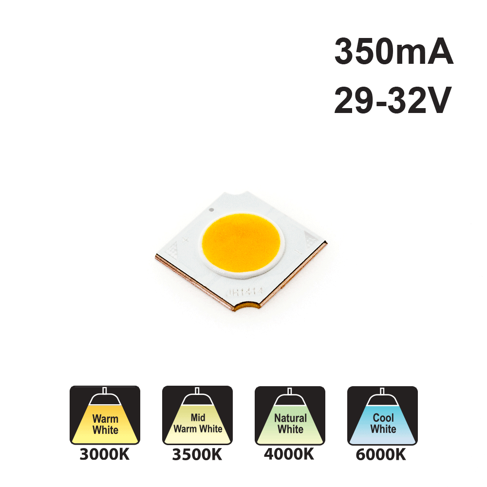 Constant Current COB LED Module, 350mA 10W CCT(3K, 3.5K, 4K, 6K) - GekPower