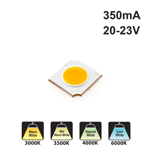 Constant Current COB LED, 350mA 7W CCT(3K, 3.5K, 4K, 6K) - GekPower