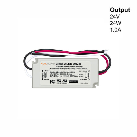 LD024D-VA10024-M28 Triac Dimmable Constant Voltage LED Driver, 24V 1A 24W