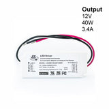 ES SQJ-Box Constant Voltage LED Driver 12V 3.4A 40W LD040D-VA34012-M30, gekpower