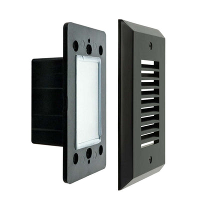 Vertical RT05HV Single Gang LED Step light, 100-240V 2W 3000K(Warm White) - GekPower