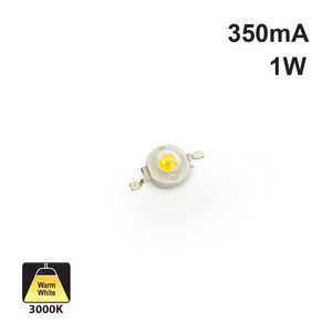 1 Watt SMD LED, 350mA, 110lm, 2900-3100K