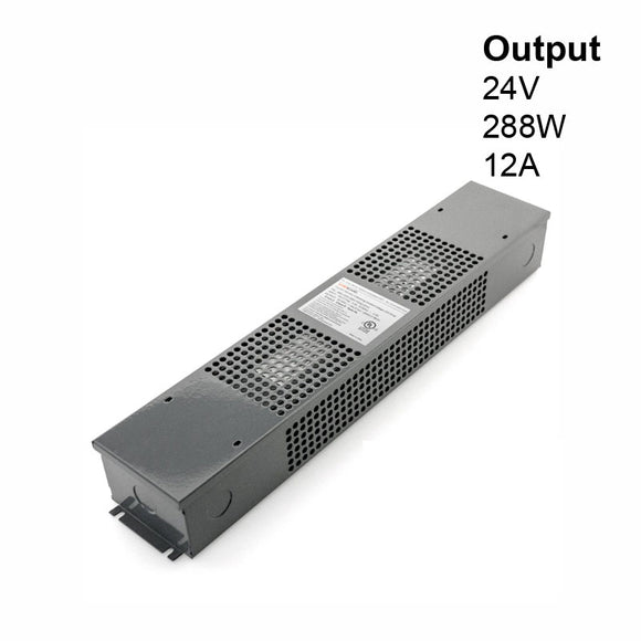 24V 288W(3*96W) Triac/ 0-10V Dimmable LED Driver (Multi Dimming +Junction Box ) VBD-024-288VTD52J2V2