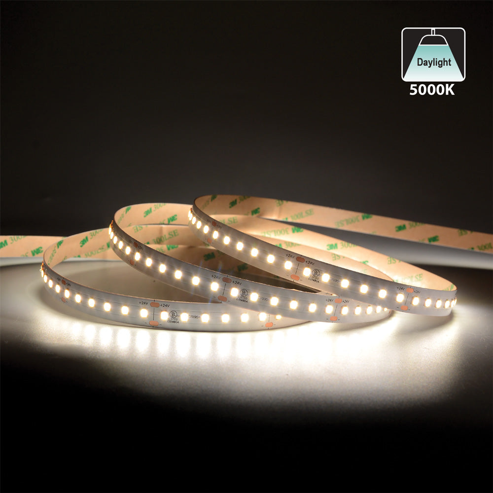 20M(65.6ft) Indoor LED Strip L2835, 24V 3(w/ft) 298(Lm/ft) 120(LEDs/m) CCT(2.7K, 3K, 3.5K, 4K, 5K, 6K) - GekPower