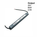 Super Slim 24V 2.5A 60W Non-Dimmable LED Driver VBD-024-060VWSW