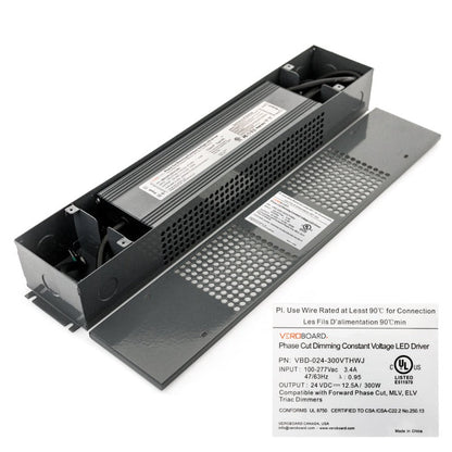 Triac Dimmable Constant Voltage LED Driver 24V 12.5A 300W GekPower Triac Dimmable Constant Voltage LED Driver 24V 12.5A 300W GekPower