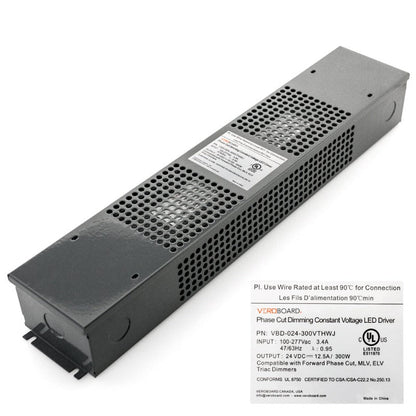 Dimmable Constant Voltage LED Driver VBD-024-300VTHWJ
