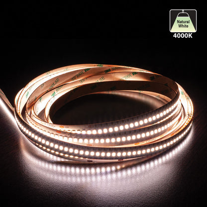 5M(16.4ft) Indoor LED Strip Light 2835, 24V 9(w/ft) 1463-1609(Lm/ft) 240(LEDs/m) CCT(2.7K, 3K, 3.5K, 4K, 5K, 6K)