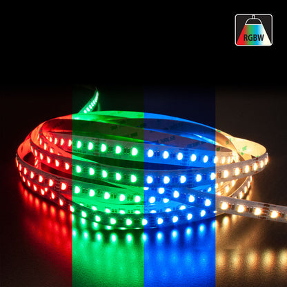 4M(13.1ft) Color changing LED Strip 5050, 24V 5.5(w/ft) 96(LEDs/m) RGB+3.2K - GekPower