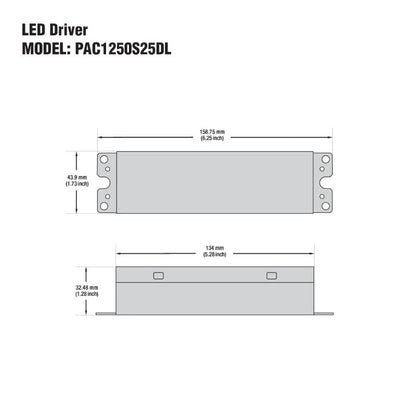PAC1250S25DL Constant Current Programmable LED Driver