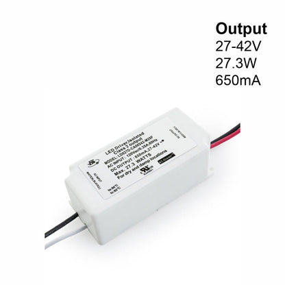 ES CC LED Driver 650mA 27-42V 27W max LD027D-CA06542-M28F