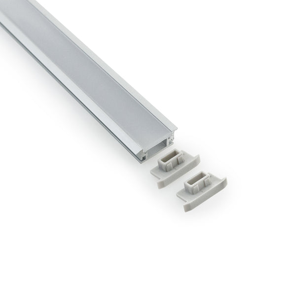 Walkway/Floor Linear Aluminum LED Channel for LED Strips 2Meters(6.5ft) VBD-CH-RF2-2