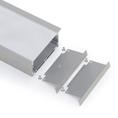 Linear Aluminum LED Channel for LED Strips 2Meters(6.5ft) VBD-CH-RF7-2