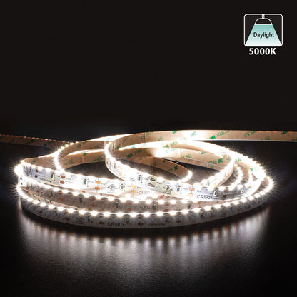 5M(16.4ft) Side Emitting Indoor LED Strip Light 315, 12V 3(w/ft) 329-402(Lm/ft) 120(LEDs/m) CCT(3K, 5K, Green)