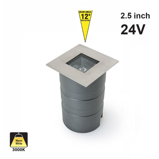 UL-1020-0500-A 2.5 Inch Square Inground light
