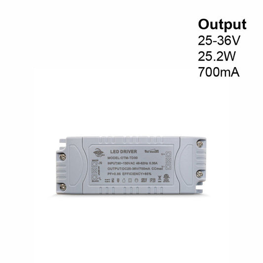 Constant Current LED Driver 700mA 25-36V 24W OTM-TD30, gekpower