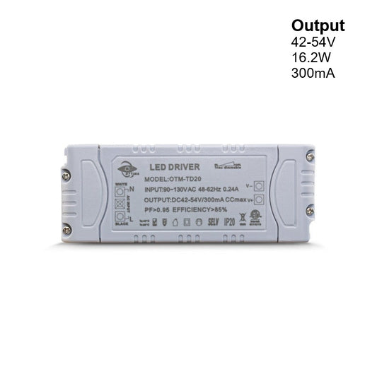 OTTIMA OTM-TD20 Constant Current LED Driver, 300mA 42-54V 16.2W