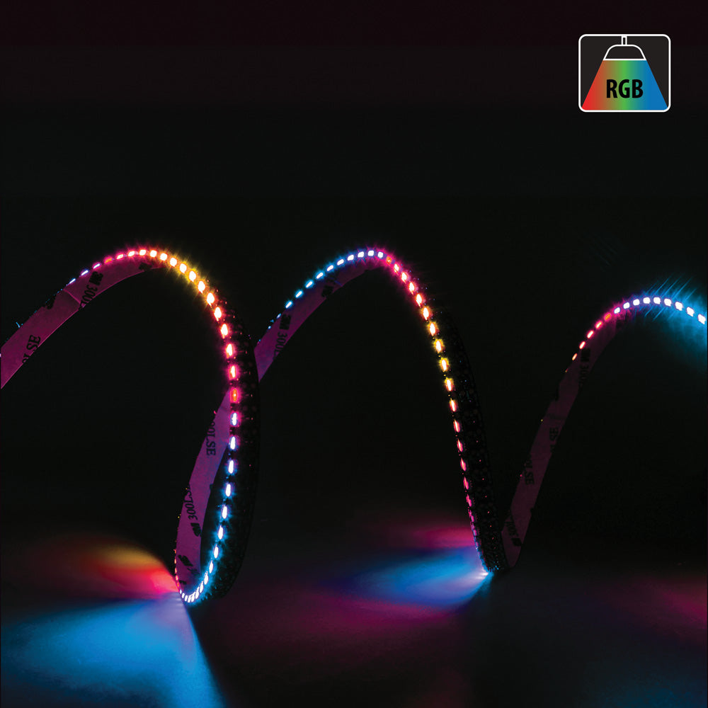 Side Emitting Addressable V6842 Digital RGB LED Strip 4020 SMD DC5V, Color Changing LED Strips SK6812 5M Roll