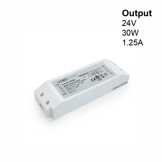 OTM-TDJ30-24 Triac Dimmable Constant Voltage LED Driver, 24V 1.25A 30W, gekpower