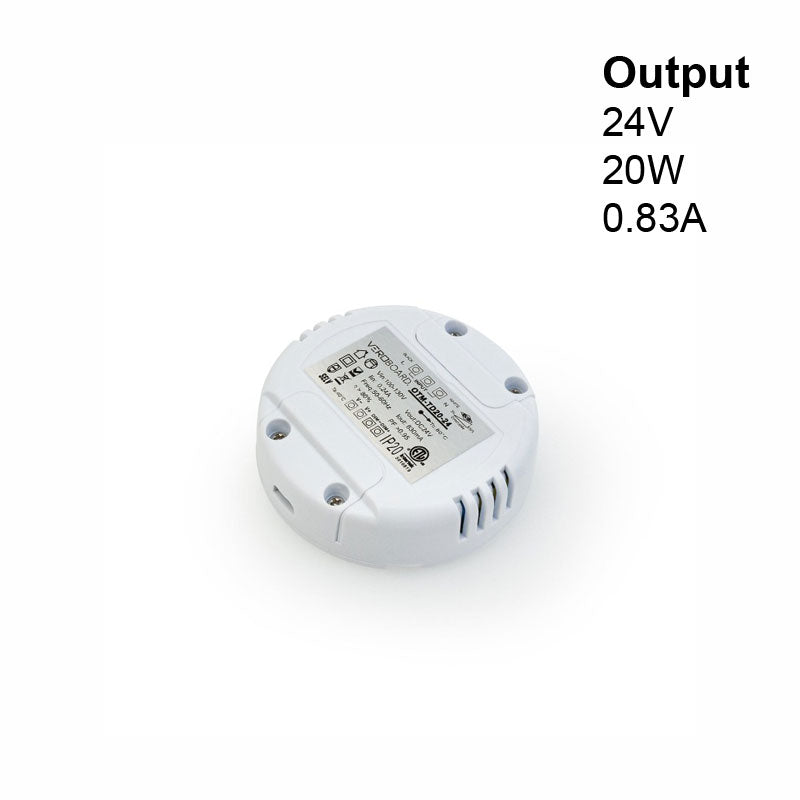 VEROBOARD 24V 0.83A 20W 0-10V Dimmable Constant Voltage LED driver OTM-TD20-24, gekpower