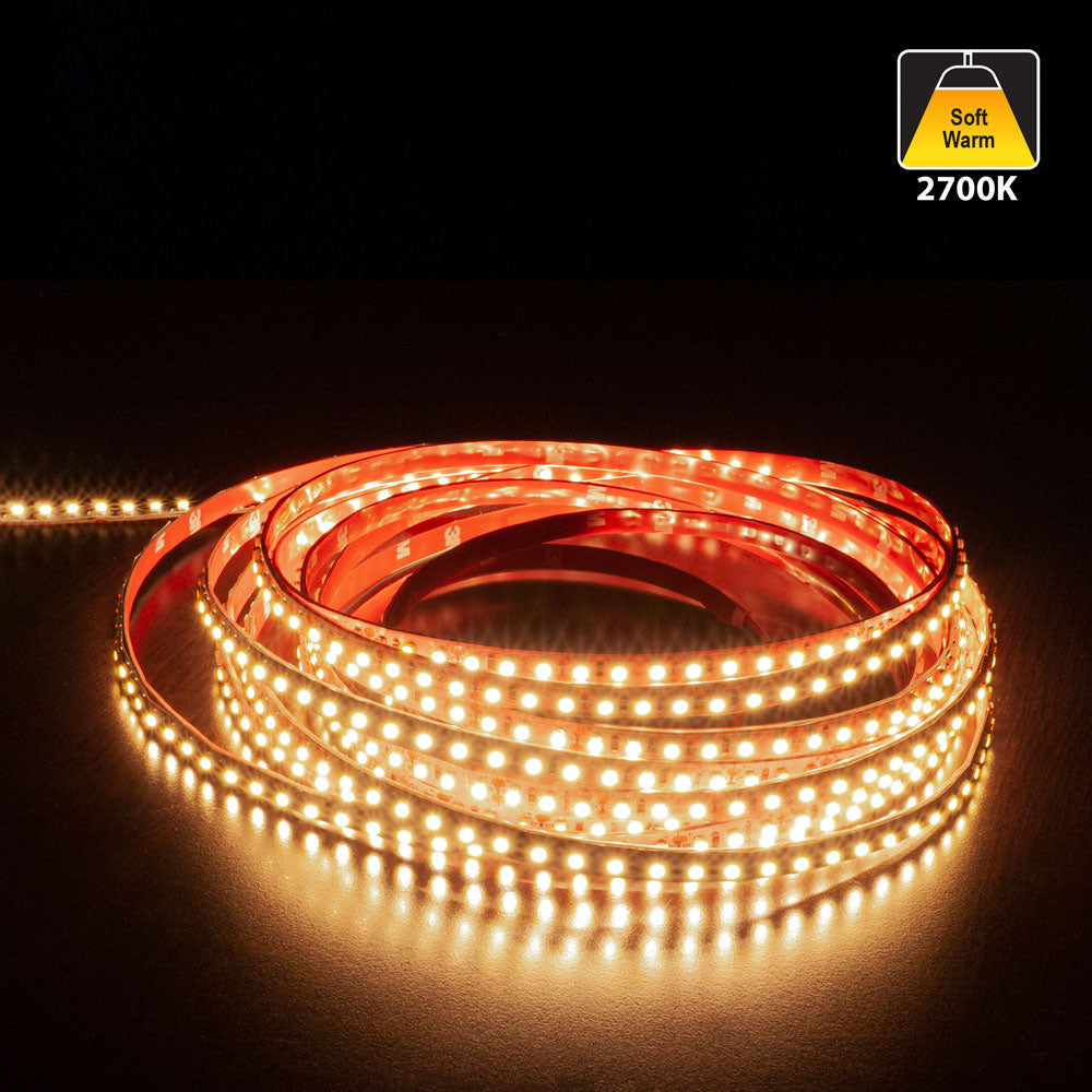 10M(32.8ft) Indoor LED Strip 35285, 12V 3(w/ft) 255-290(Lm/ft) 120(LEDs/m) CCT(2.7K, 3K, 3.5K, 4K, 5K) - GekPower