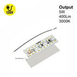 4 inch Linear ZEGA LED Module LIN 04-005W-930-120-S1-Z1A, 120V 5W 3000K(Warm White), gekpower